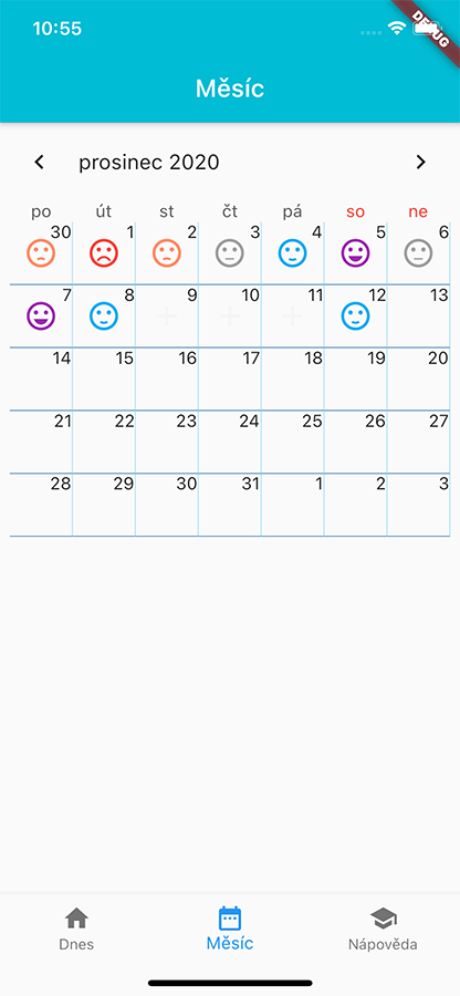 Pohled na celý měsíc